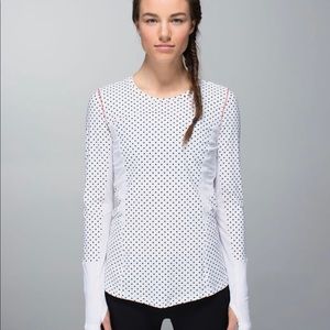 Lululemon Runbeam long sleeve mod dot